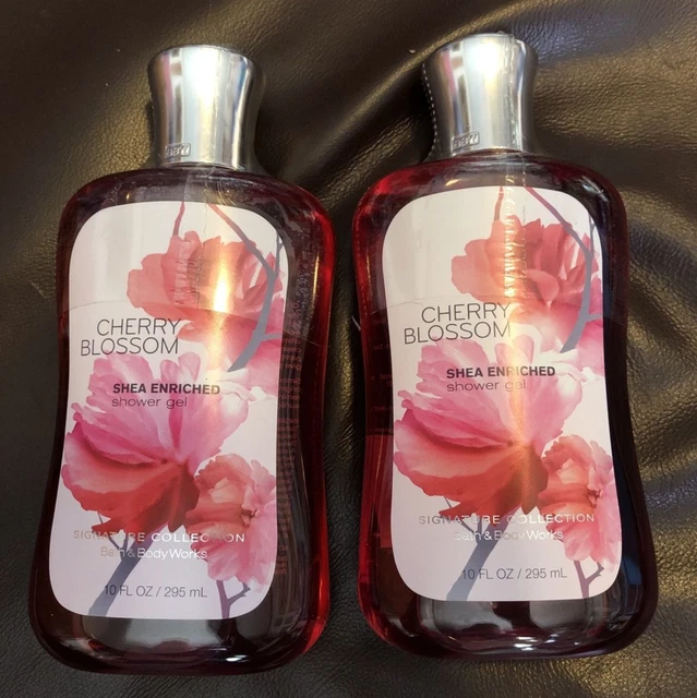 2 Bath & Body Works CHERRY BLOSSOM Body Wash Shower Gel 10oz ea Discontinued 2 Bath & Body Works CHERRY BLOSSOM Body Wash Shower Gel 10oz ea Discontinued