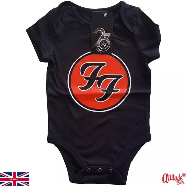 Foo Fighters Baby Grows-Foo Fighters Official-Foo Fighters Rock Band Baby Body