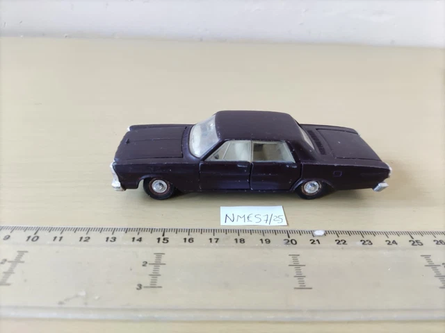 Miniature Dinky Toys Fiat 850 Jaune, Voiture Ancienne Meccano Triang, Collection