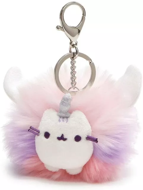 GUND PUSHEEN SUPER Pusheenicorn Unicorn Cat Plush Pom Deluxe Keychain 4 11.99 PicClick