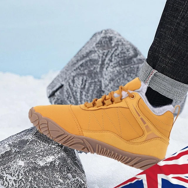WINTER PLUSH BOOTS Wide Toe Box Barefoot Shoes Waterproof for Hiking