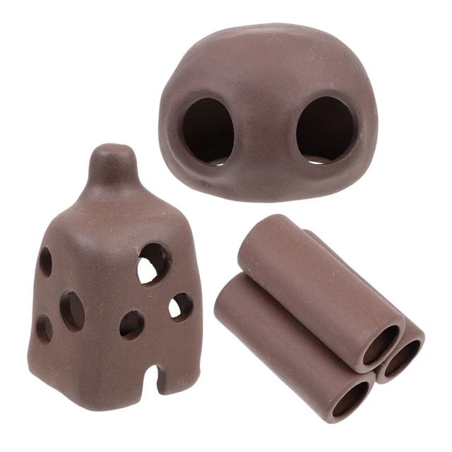 Serbatoio Allevamento Pesci Ceramica Grotta Serpente Grotta Ciclidi 3 Pz