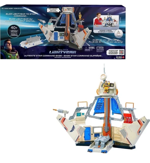DISNEY AND PIXAR Buzz Lightyear Ultimate Star Command Base Interactive ...