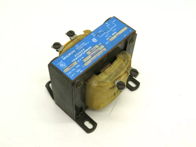 Micron C050BT12-UA Power Transformer 230/460V to 110V, 0.050KVA