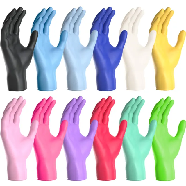 100x Einmalhandschuhe Nitril Handschuhe Nitril ARNOMED Nitril Handschuhe XS-XXL