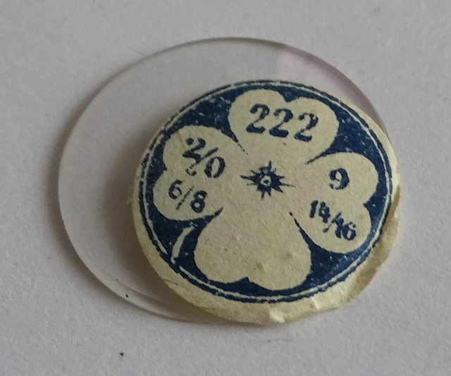 Verre De Montre Gousset Minéral Diamètre 41.7 Mm - Neuf - Fabrication Française