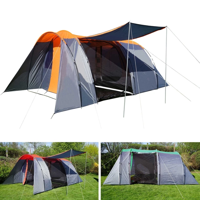 Tenda Campeggio 3 Posti NATIONAL GEOGRAPHIC AL0081 TENDA DA CAMPEGGIO 2 PERSONE IGLOO POP-UP VELOCE Tenda Da Campeggio Invernale - Foto 10