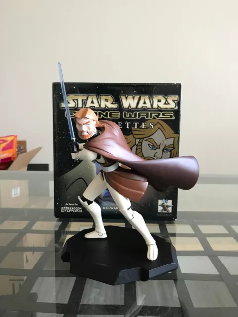 Star Wars Clone Wars Obi Wan Kenobi Maquette Statue Gentle Giant