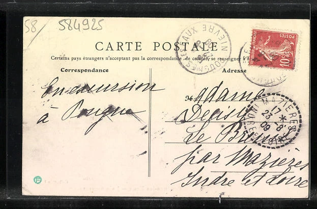 CPA Pougues-les-Eaux, Jeune Berger et son Mignon 1909 2