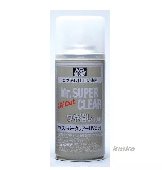 Mr.Hobby B 523 Mr.S.Clear UV Cut Flat Spray Mattspray 170ml