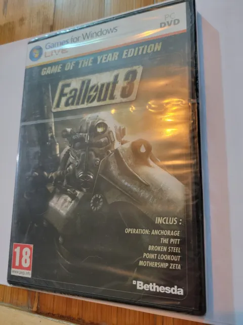Fallout 3  Sous blister / Game of the year edition sur pc, VF GOTY