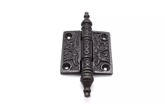 2 x 2 Cast Iron Hinge Forged Iron Hinge Victorian Hinge Hinge Cabinet Hinge Each