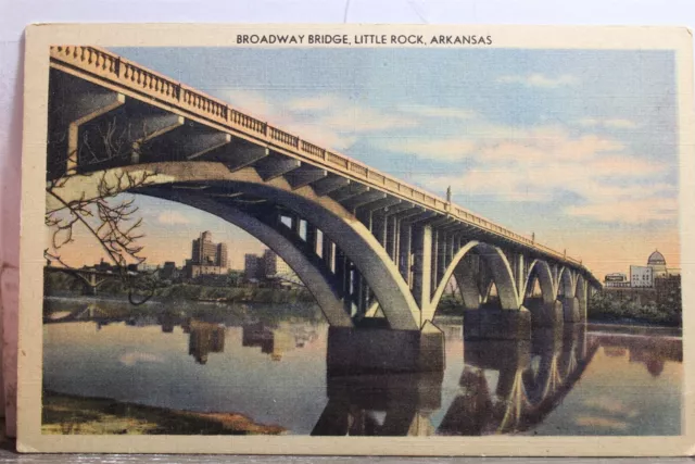 Arkansas AR Little Rock Broadway Bridge Postcard Old Vintage Card View Standard