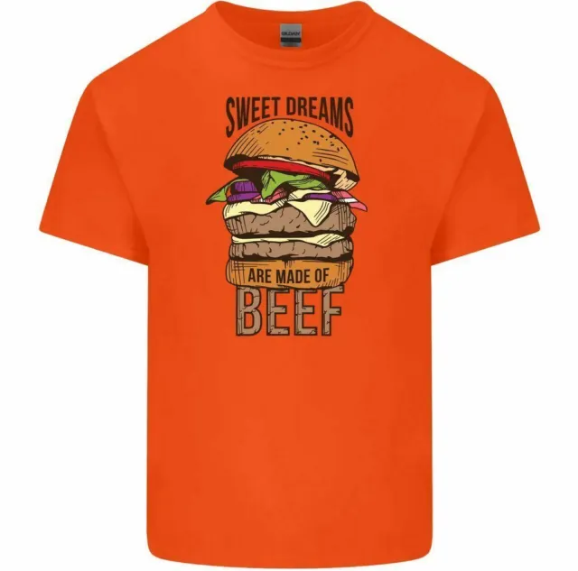 T-shirt divertente da uomo Food Sweet Dreams Are Made of Beef chef cucina barbecue 10