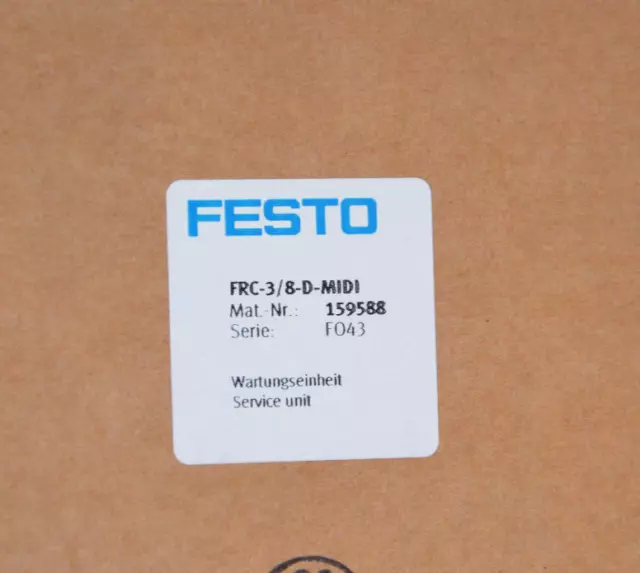 Festo FRC-3/8-D-MIDI Wartungseinheit 159588 Wartungsgeräte-Kombination NEU