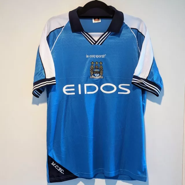 Manchester City Alfie Haaland Retro Jersey 2000 Men's L