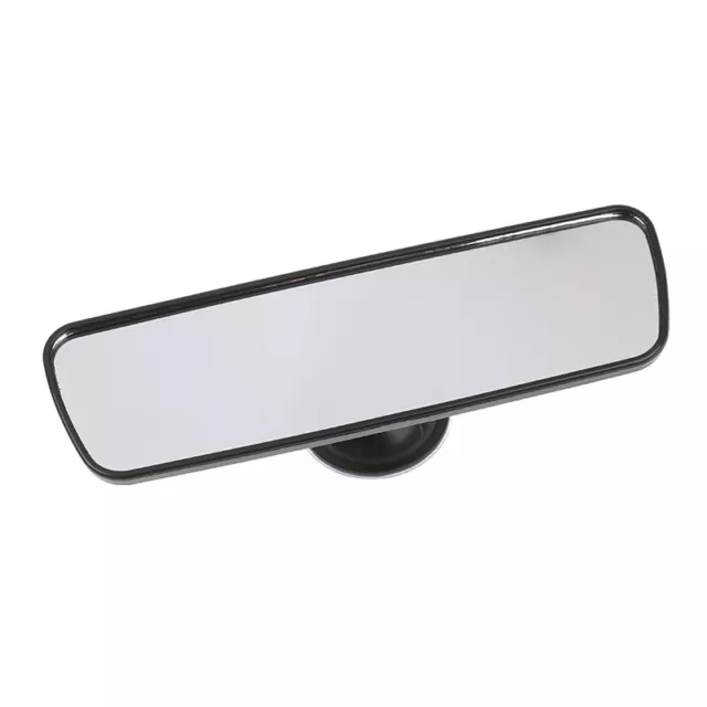 Rear View Mirror Glass Suction Cup Learner Driver Stick On Interior Wide -wf