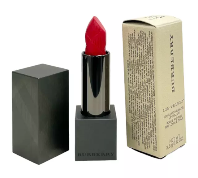 Burberry Lip Velvet Long Lasting Matte Lip Colour  (428 Rosy Red)(3.5g/0.12fl)