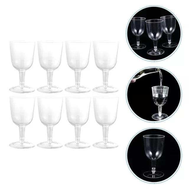 Plastic Flutes Ice Cream Cups Beer Mug Wedding Dessert-