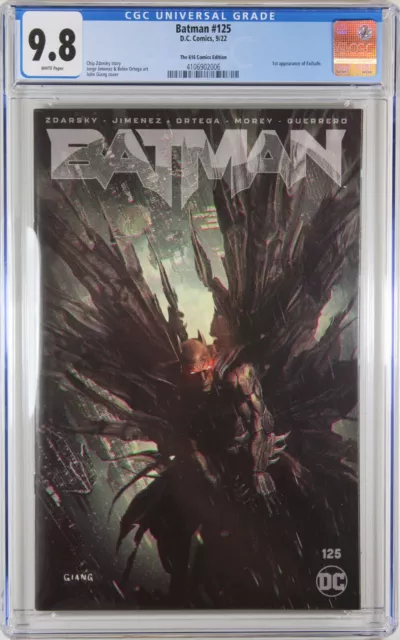 Batman #125 (Giang Exclusive Variant) Comic Book ~ Cgc Graded 9.8 Nm/M