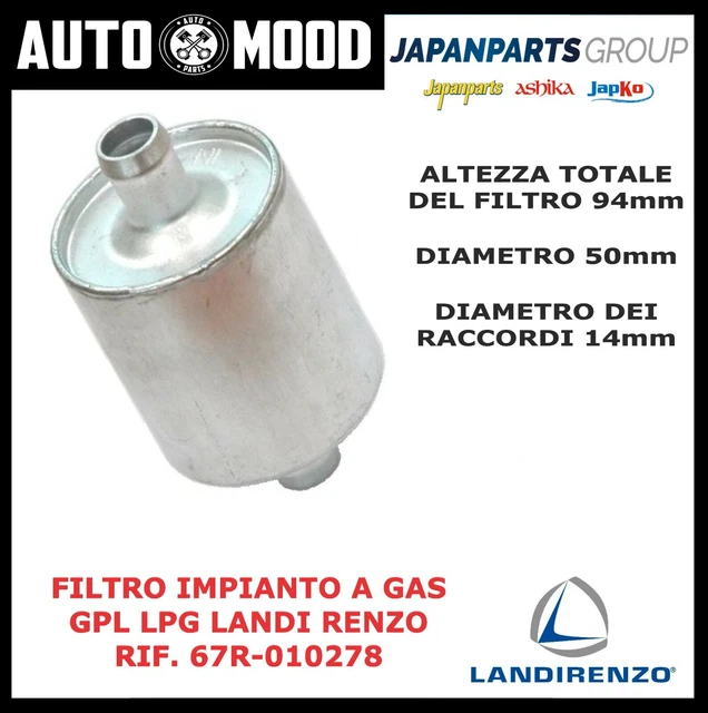 14mm LPG GAS FILTER FOR LANDI RENZO I/O 10 PIECES System - Foto 8