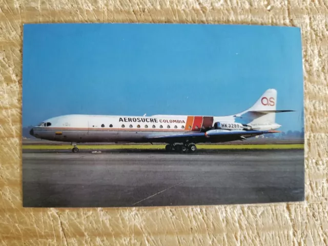 Ethiopian Airline Boeing 720-024B.vtg Aircraft Postcard*P25