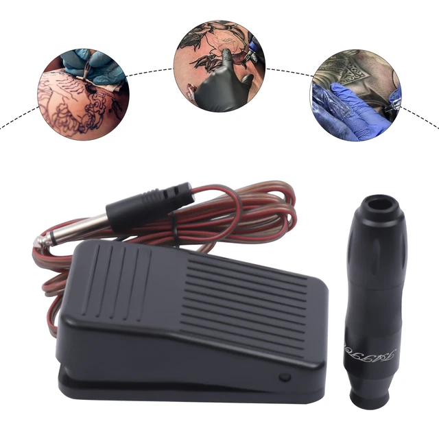 Macchina per tatuaggi penna per tatuaggi kit completo per tatuaggi con 20 aghi alimentatore per tatuaggi
