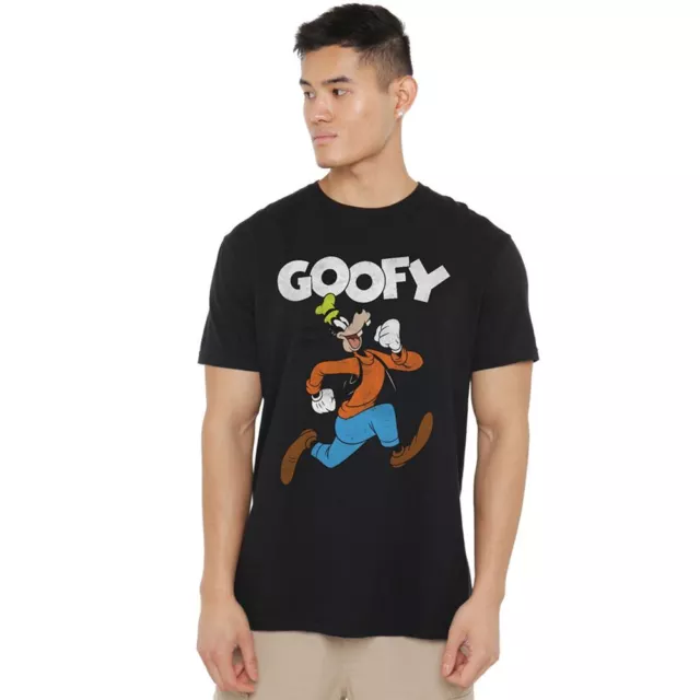 Disney Herren T-Shirt Mickey & Friends Goofy Hey There Top T-Shirt S-2XL offiziell
