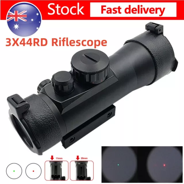 Red Green Dot Sight Holographic Scope Tactical Optics Riflescope Fit 11/20mm AU