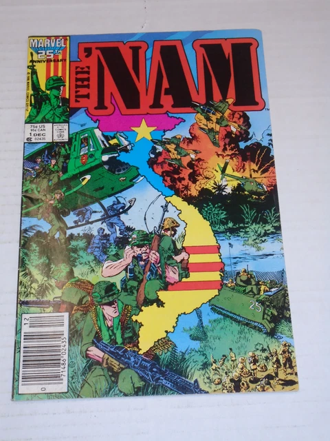 THE 'NAM #1 (1986) 2nd Print, Doug Murray, Michael Golden, Marvel Comics