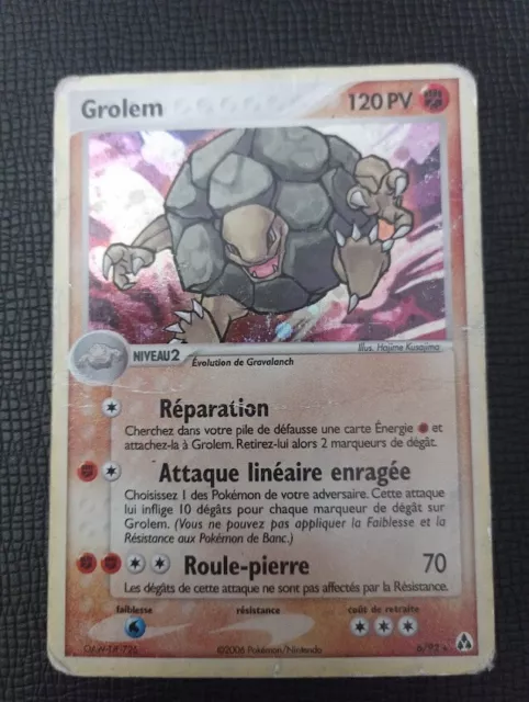 Carte Pokemon GROLEM 6/92 Holo Bloc EX Créateurs de Légendes FR