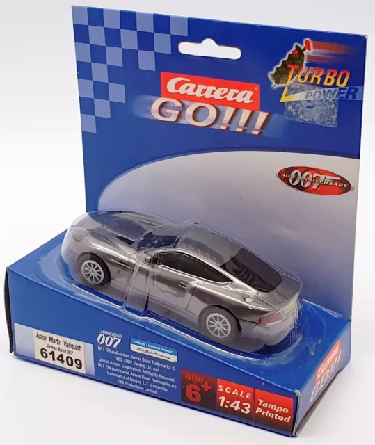 Carrera Go!!! 1/43 Scale 61409 - Jame Bond Aston Martin Vanquish Slot Car