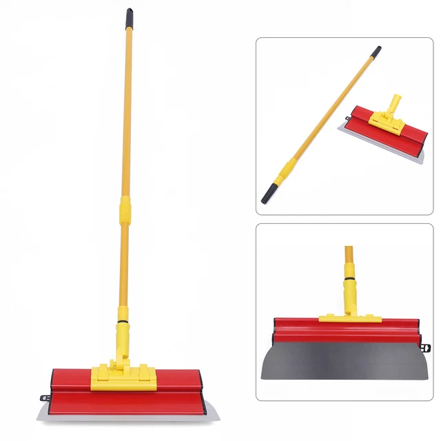 TELESCOPIC ROD PUTTY Powder Leveling Scraper Putty Leveler Plastering ...