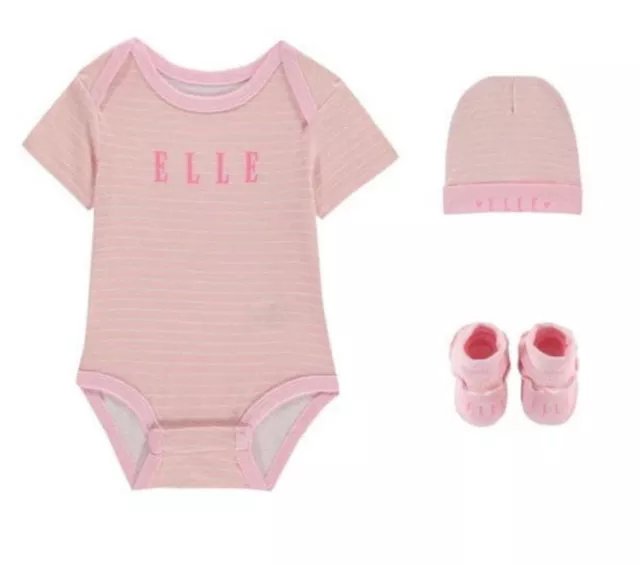 BNWT BABY GIRL Newborn Pink 5 Piece Gift Set Miniborn Baby TK