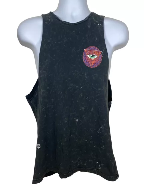 T-Bar x Cotton On Men's dark gray Muscle Tee Size M