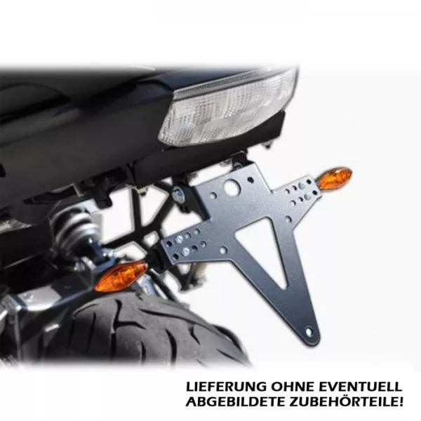 License Plate Heckumbau Kawasaki Versys 650 2006-2009 Adjustable Tail Tidy