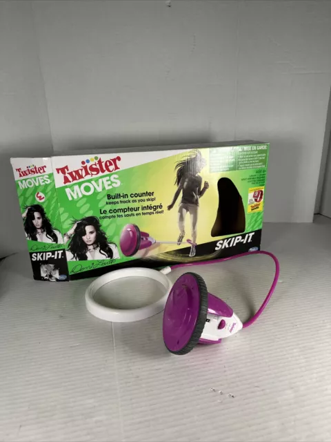 Twister Moves Skip-It Built-in Counter Hasbro Game Demi Lovato CIB