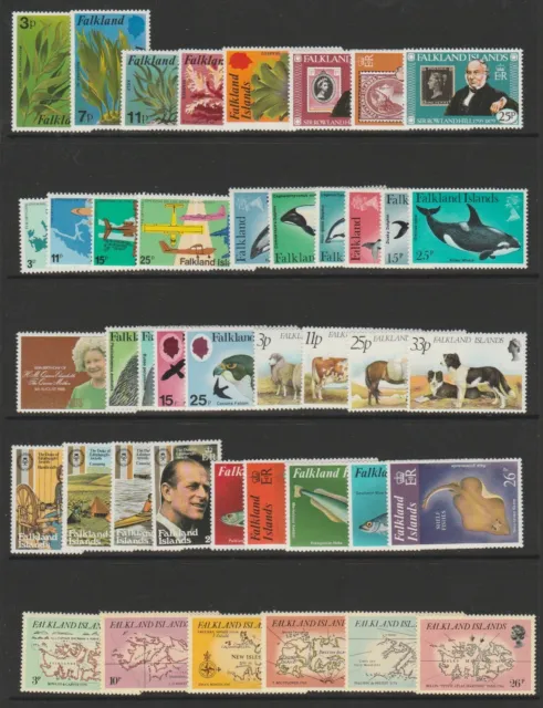 Falkland Is MINT sets 1979 to 1981 - collection MNH sets