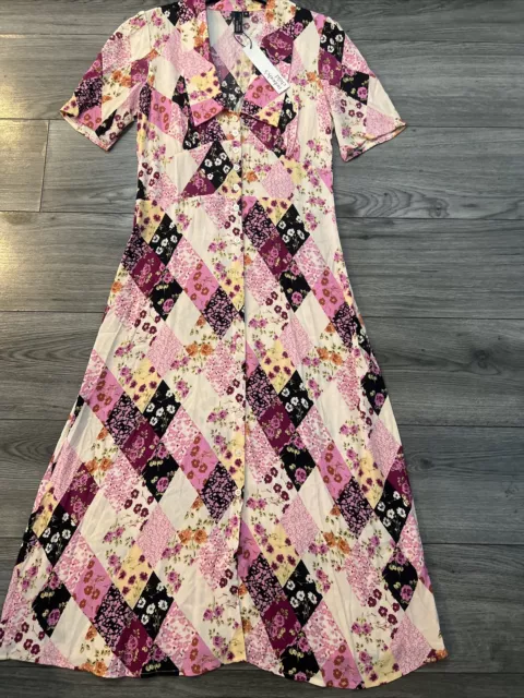 M&S Damenkleid Größe 10 / Niemandskind / Brandneu mit Etikett