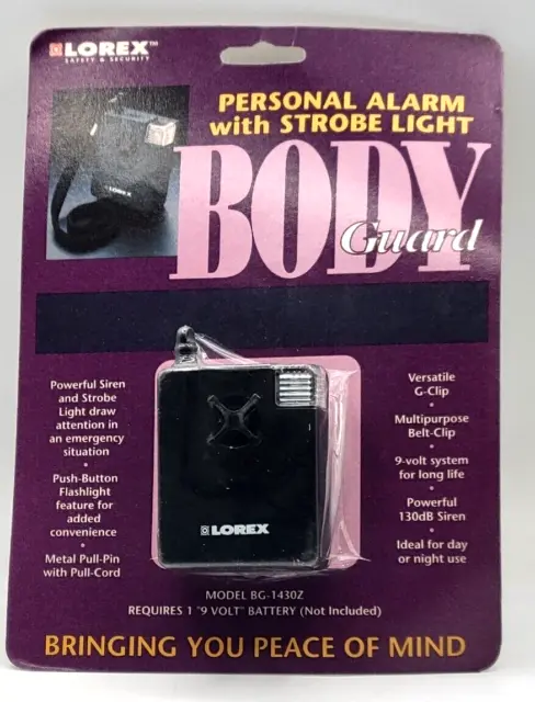Alerta corporal alarma de seguridad personal por Lorex sirena de seguridad disuasorio pánico nuevo