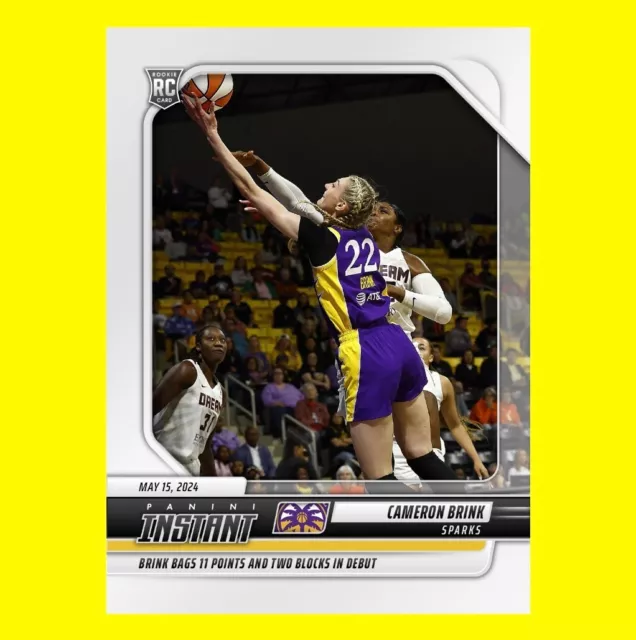2024 PANINI INSTANT WNBA Cameron Brink ROOKIE CARD SP Los Angeles