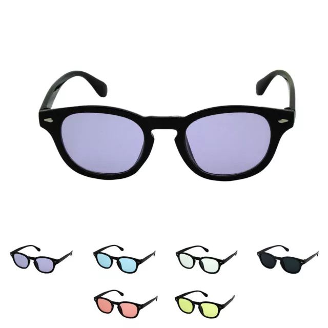 Kids Children Square Retro Style Square Sunglasses Colored Lens Boys Girls UV400