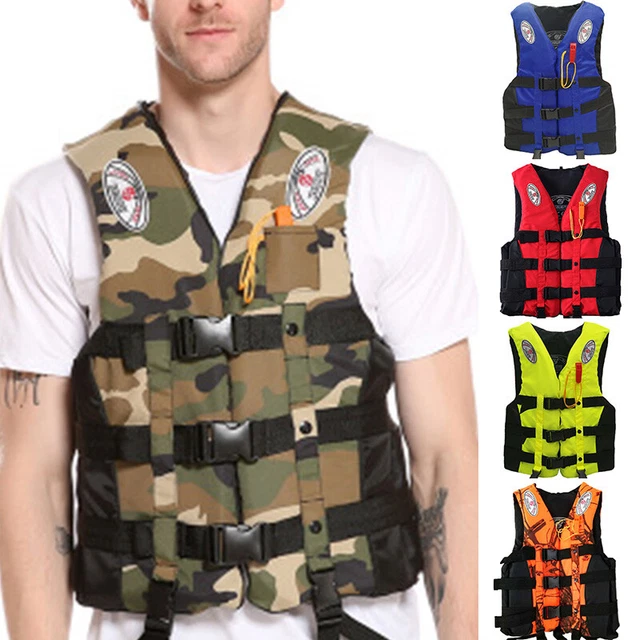 Adults Kids Life Jackets Watersport Vest Kayak Ski Buoyancy Aid Sailing Boating✧