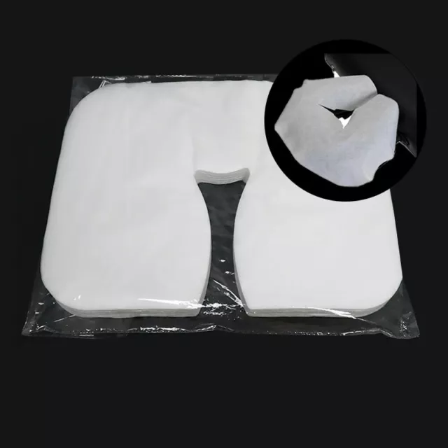 Disposable Non-Woven Headrest Pillow Paper Beauty Spa Salon Bed Table Cover L ZF