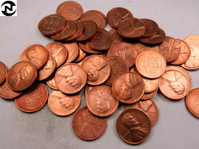 1944-S Lincoln Wheat Penny Cent Roll ~ 50 Coins ~ (R13)