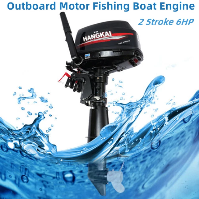 OUTBOARD MOTOR FISHING Boat Engine 2Stroke 6HP Water Cooling CDI