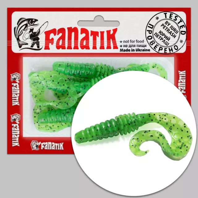 Fanatik Köder VIPER 5-11cm Gummiköder Gummifisch Jig Softbaits mit Aroma Twister