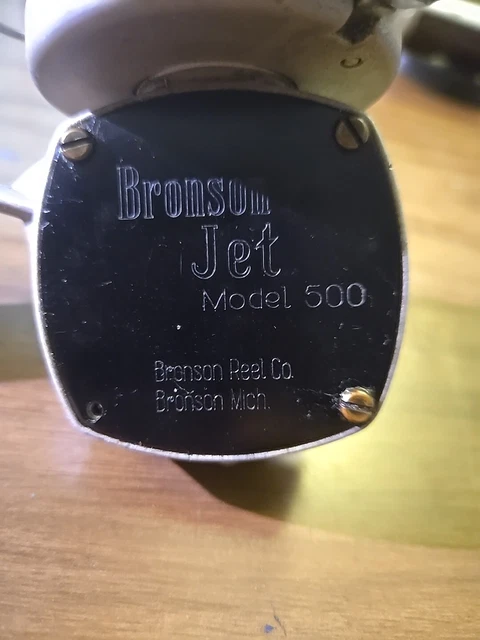 リール Bronson Jet 500 Vintage Bronson Jet Model 500 Spinning Fishing Reel Vintage