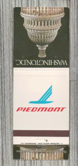 Matchbook Cover-Piedmont The Up and Coming Airlines-9797