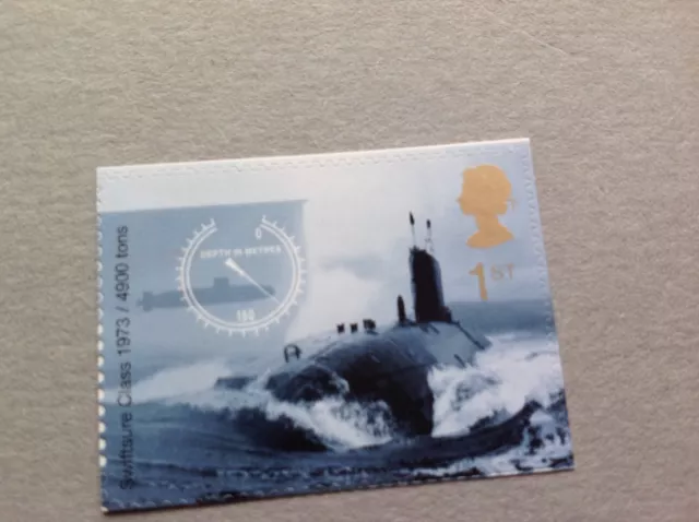 GB 2001 Submarine Service, Self-Adhesive Booklet Stamp from PM2 -